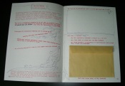 some spreads feature envelopes
